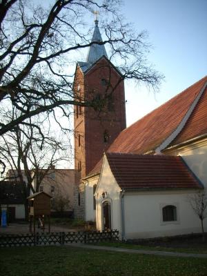 Foto des Albums: Kirchturm Meyenburg (12. 11. 2008)