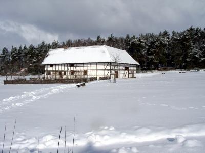 Bild: Höllberghof im Winter
