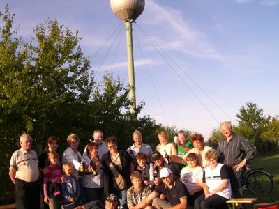 Bild: Am 26.08.08 wurde der Langengrassauer Wasserturm 40 Jahre alt. Foto: D. Lungwitz