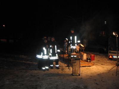 Foto des Albums: Weihnachtsbaumverbrennung der Löschgruppe Roskow (21.01.2009)