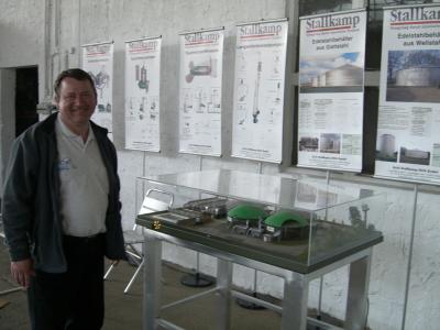 Bild: Modell einer Biogasanlage