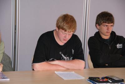 Foto des Albums: Schreibwerkstatt der 9. Klasse und Dietmar Kruczek/Abendveranstaltung mit Dietmar Kruczek und Ekkehard Schwarz (16. 06. 2009)