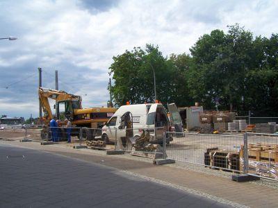 Foto des Albums: Aktueller Stand der Baustelle der Langen Brücke (13.07.2009)