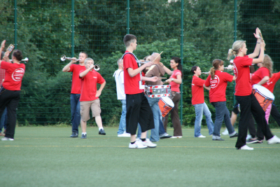 Foto des Albums: Fanfarenzug Potsdam -  Letztes Training und Abreise zur WM (24.07.2009)