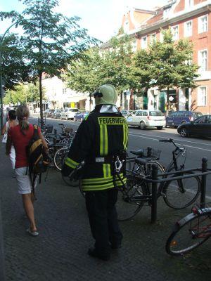 Foto des Albums: Einsatz der Feuerwehr Potsdam an der WilhelmGalerie (07.08.2009)