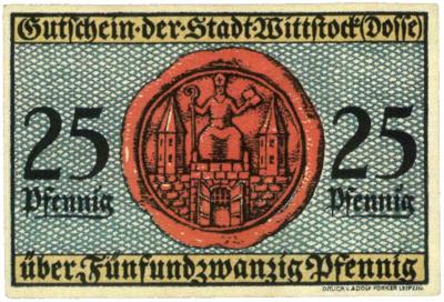Foto des Albums: Numismatik:  Bildserie "Neuordnung der Wittstocker Notgeldscheine" (15.09.2009)