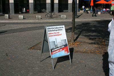 Foto des Albums: SPD Infostand gegen den Ausstieg aus dem Atomausstieg (18.09.2009)