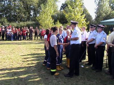 Foto des Albums: 6. Stadtmeisterschaft der Feuerwehren am 19.09.09 in Kleinrössen (21. 09. 2009)