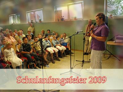 Fotoalbum Schulanfangsfeier 2009