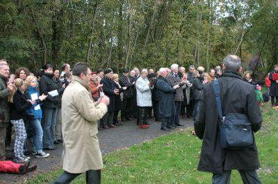 Foto des Albums: Gedenkfeier in Groß Clienicke anlässlich  20 Jahre Mauerfall (18.10.2009)