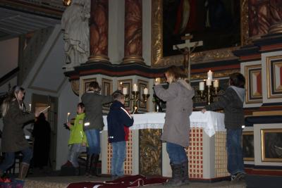 Bild: Der Mantel wird geteilt