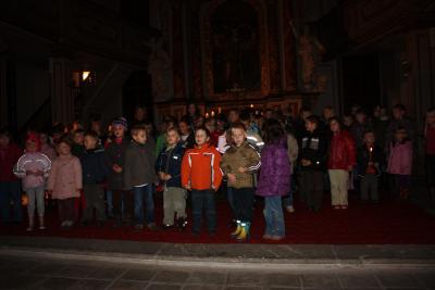 Bild: Alle Kinder sangen das Martinslied