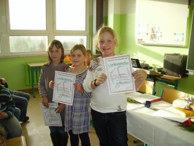 Bild: Die Sieger der 4. Klassen