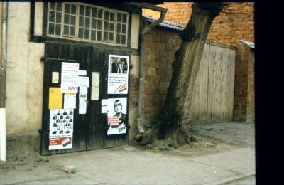 Fotoalbum Fotos von 1988 bis zur Wende - Wende Wahlkampf 1990 Volkskammerwahl