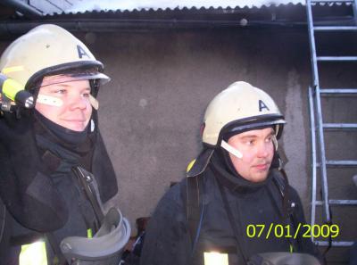 Foto des Albums: Einsatz Gebäudebrand in Ermsleben (07. 01. 2010)