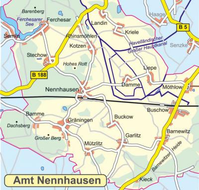Vorschaubild: Amtsbereich Nennhausen