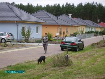Bild : neue Eigenheimsiedlung in Stechow
