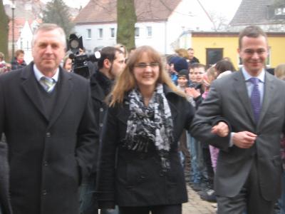 Foto des Albums: Staatssekretär A. Gerber besucht die "Geschwister Scholl" Schule Meyenburg (10. 03. 2010)