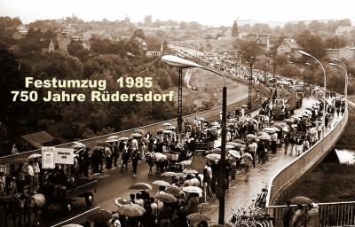 Rüdersdorf bei Berlin - Festumzug 750 Jahre Rüdersdorf - Rückblicke