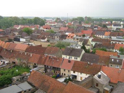 Foto des Albums: Blick über Meyenburg - Auftakt  der Festwoche (24. 05. 2010)
