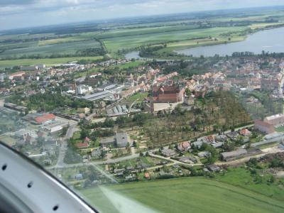 Bild: Klostergelände und Blick über die Stadt