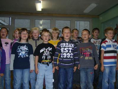 Bild: Kräftige Bassstimmen in der 2b