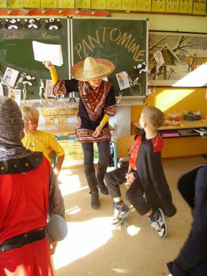 Bild: Pantomime in Aktion