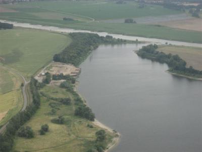 Bild: Baustelle Binnenhafen Elb-km 124,7