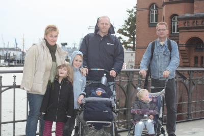 Die Stadt Hamburg wurde auch von einigen Mitgliedern erkundet. 