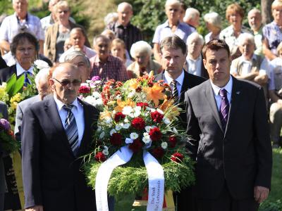Bild: Bürgermeister d. Stadt Bad Liebenwerda T. Richter u. SVV-vorst. J. Berger