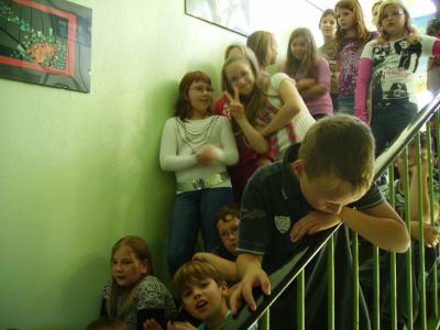 Bild: Aufgepasst und mitgesungen!