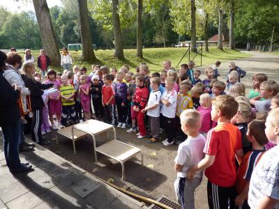 Bild: Der Herbstlauf- wer darf auf das Treppchen?