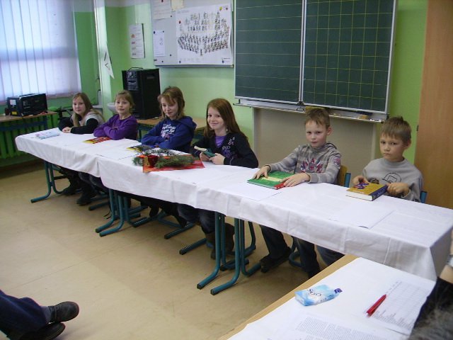 Bild: Die Vorlesekinder der 4. Klasse