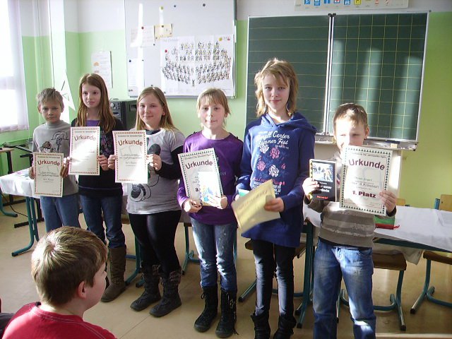 Bild: Die besten Leser der 4. Klasse