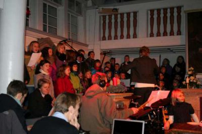 Bild: Der Chor und der Background-Chor
