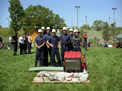 Siegerteam des Wettbewerbes in der Disziplin LA 