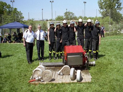 Wettkampfteam der FF Santocko (Polen) 