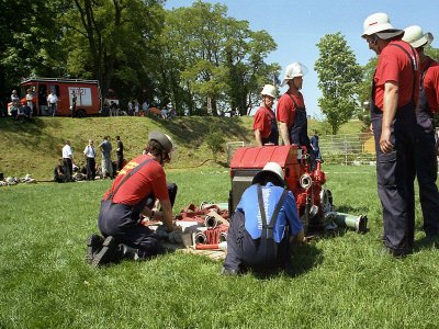 Team der FF Falkenhagen vorm Start zum LA 
