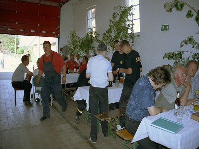 Festempfang im Falkenhagener Ger&auml;tehaus 
