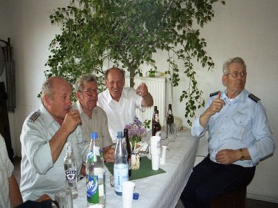Feuchtfr&ouml;hliche Kameraden der Alters/Ehrenabteilung 