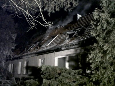 Foto des Albums: Dachgeschossbrand EFH in 15306 Lietzen am 02.02.12 11Fotos