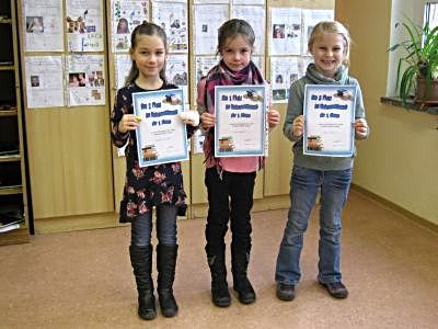 Bild: Erstplatzierte der Klassenstufe 1