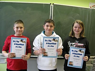 Bild: Erstplatzierte der Klassenstufe 5