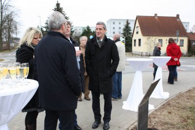 Foto des Albums: Übergabe der Söldnerfigur am Kreisel (12.03.2012)