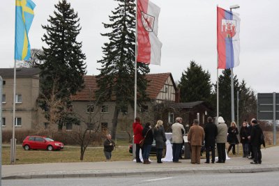 Foto des Albums: Übergabe der Söldnerfigur am Kreisel (12.03.2012)