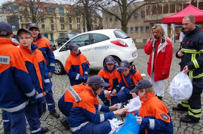 Foto des Albums: Stadtwette souverän geschafft - Bilder vom Stadthallenvorplatz