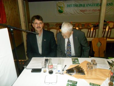 Dr. Thomas  Meinelt und Prof. Dr. Werner Steffens (DAV) 