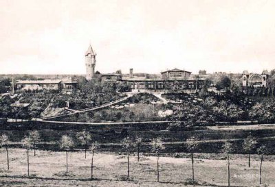 Vorschaubild: 1916 Truppenübungsplatz Döberitz Schwanengraben, Wasserturm, Offizierscasino und Park