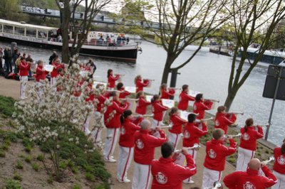 Foto des Albums: Fanfarenzug Potsdam - Premiere auf der Inselspitze (22.04.2012)