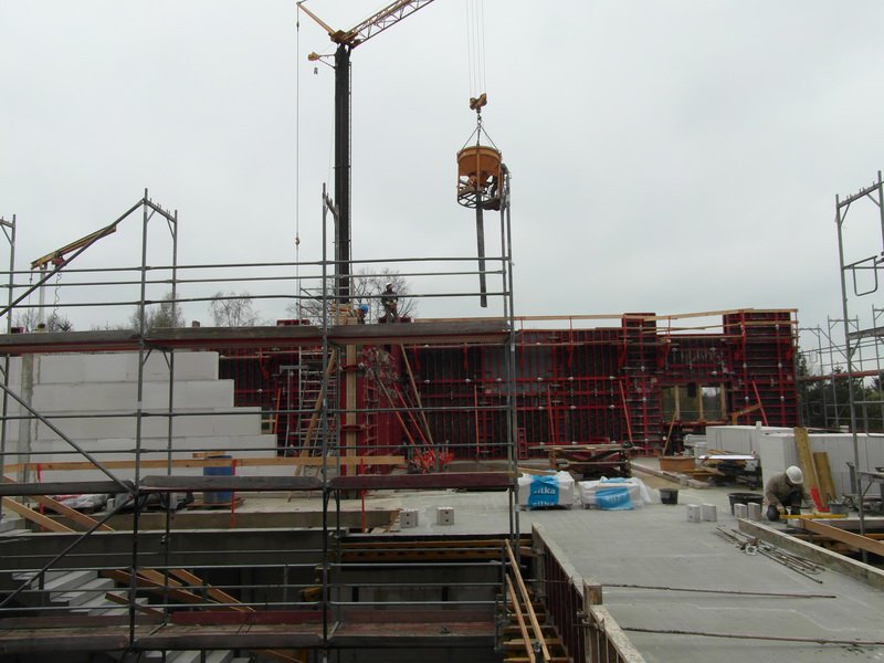 Bild: Baustelle im April